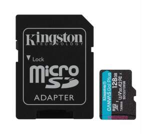Kingston Canvas Go Plus 128 GB microSDXC U3 V30 + SD adaptér