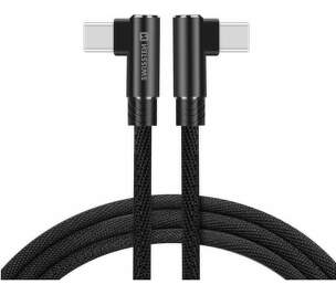 Swissten Arcade datový kabel USB-C/USB-C 1,2 m černý
