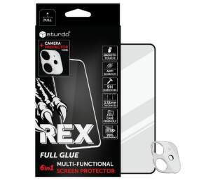 Sturdo Rex Full Glue tvrzené sklo pro Apple iPhone 13 mini černé