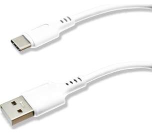 Mobilnet datový kabel USB-C/USB 0,5 m bílý