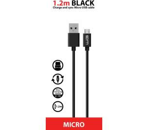Winner datový kabel Micro USB 1,2 m černý