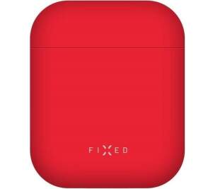 FIXED Silky ochranné pouzdro pro Apple Airpods červené