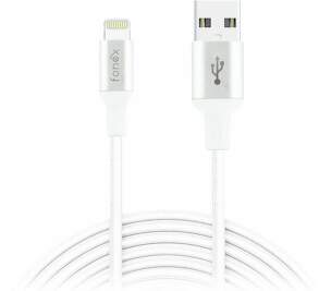 Fonex datový kabel USB/Lightning 10 W 1 m bílý