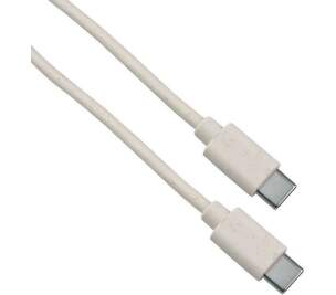 DPM biodegratovatelný kabel USB-C/USB-C 1 m šedý