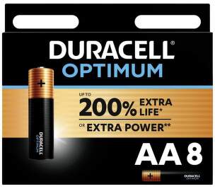 Duracell Optimum AA 8 ks
