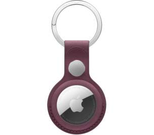 Apple FineWoven klíčenka pro AirTag Mulberry purpurová