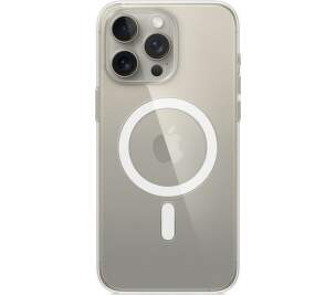 Apple Clear Case silikonové pouzdro s MagSafe pro Apple iPhone 15 Pro Max transparentní