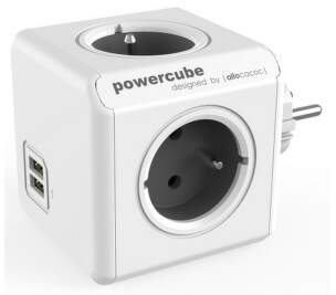 PowerCube Original 2x USB 2,1 A šedá