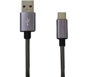 Mobilnet datový kabel Micro USB 1 m 2 A šedý