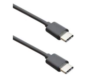 Mobilnet USB-C/USB-C 3A 1m černý datový kabel