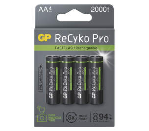 GP ReCyko Pro Photo Flash HR06 (AA) 2 000 mAh 4 ks