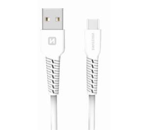 Swissten datový kabel USB-C 1 m bílý