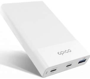 Epico 60W nabíječka USB-C, QC, PD bílá + USB-C kabel