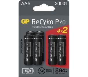 GP ReCyko Pro HR06 (AA) 2 000 mAh 6 ks