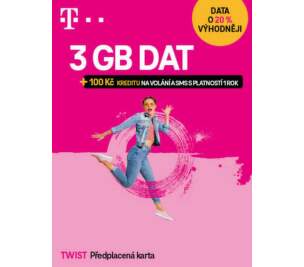T-Mobile Twist SIM karta 3 GB