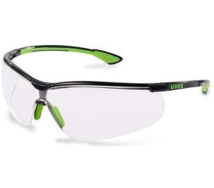 UVEX Sportstyle ochranné brýle černo-zelené