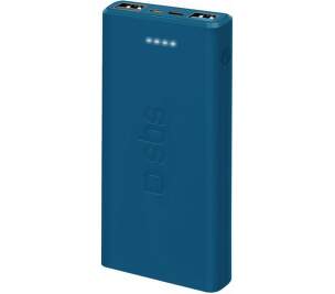 SBS 2× USB/USB-C 10 000 mAh 10 W modrá