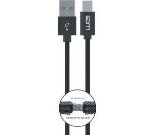 Winner 1m 3A datový kabel USB-C černý