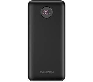 Canyon PB-2002 powerbanka USB-C/2× USB-A PD QC 3.0 20 000 mAh černá