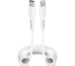 SBS USB-C/Lightning MFi bílý datový kabel 17-100 cm