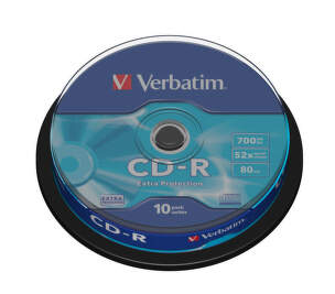 VERBATIM CD-R 700MB, 52X 10dB