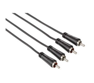 Hama 122275 Audio kabel 2 cinch - 2 cinch, 1 *, 10 m