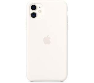 Apple silikonové pouzdro pro iPhone 11, bílá