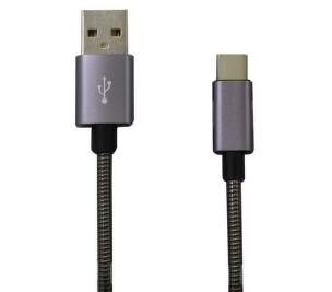 Mobilnet datový kabel USB-C 1 m šedý