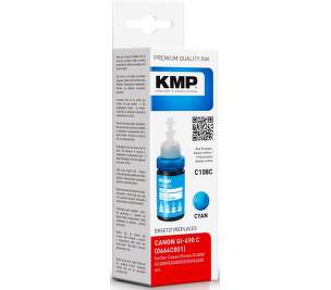 KMP C108C (Canon GI490C) cyan modrá