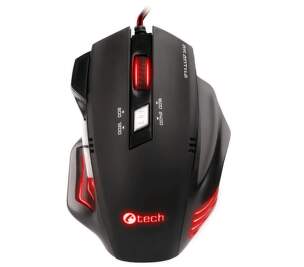 C-Tech Akantha GM-01R herní myš červená
