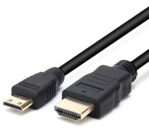 Power+ 10117 - Mini HDMI na HDMI kabel celoměděný, 2m
