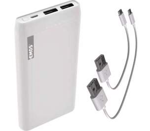 EMOS Alpha 10S powerbanka 2× USB-A 10 000 mAh bílá