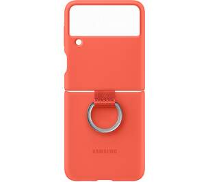 Samsung silikonové pouzdro s držákem na prst pro Samsung Galaxy Z Flip3 červené