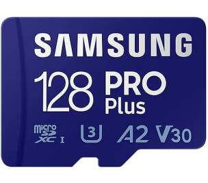 Samsung MicroSDXC 128 GB PRO Plus + SD paměťová karta adaptér