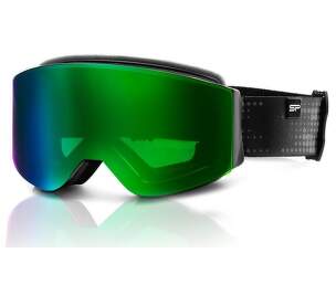 Spokey Granby lyžařské brýle černo-zelené