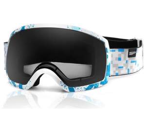Spokey Radium lyžařské brýle bílo-modré