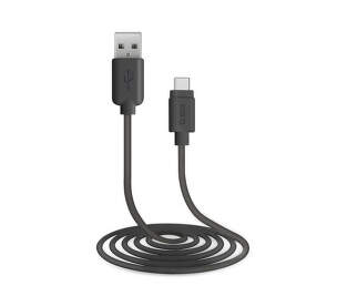 SBS kabel USB-C/USB 2 m černý