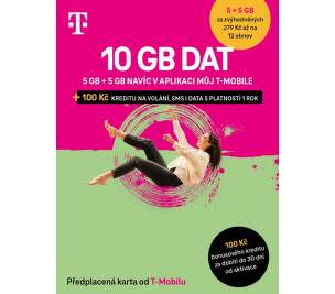 T-Mobile SIM karta 10 GB
