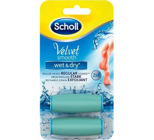 Scholl Wet&Dry 2ks, náhradné hlavice