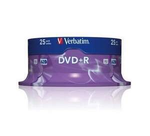 VERBATIM 25DVD+R4,7 GB 16xcake pack