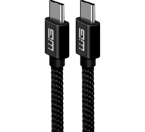 Winner USB-C/USB-C kabel 2m, černá