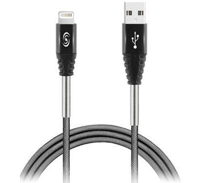 Fonex USB/Lightning kabel 1 m, šedáFonex USB/Lightning kabel 1,2 m, černá