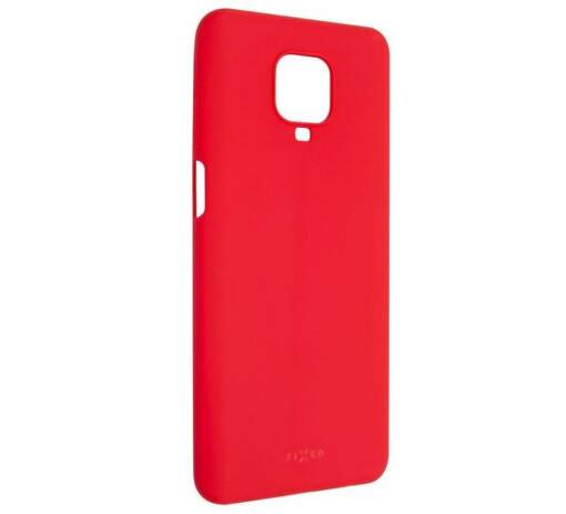Fixed gumové puzdro pre Xiaomi Redmi Note 9 Pro / Max / 9 S červené