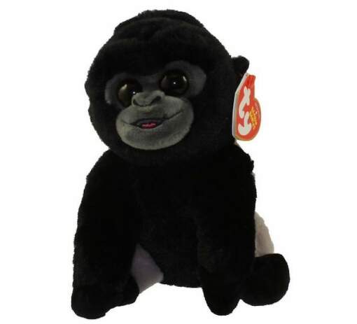 BO gorila so strieborným chrbtom 24 cm plyšová hračka