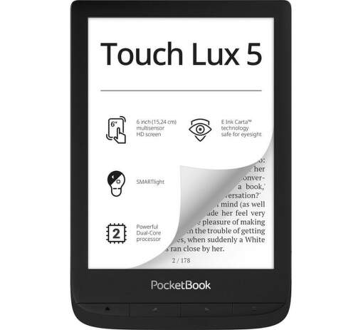 PocketBook 628 Touch Lux 5 černá