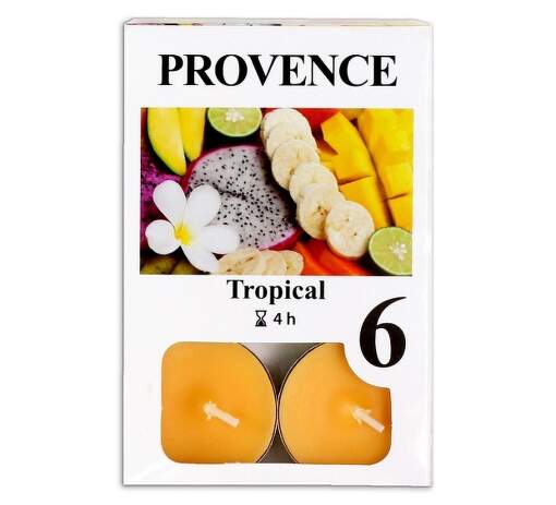 Provence Tropical vonná svíčka 6ks