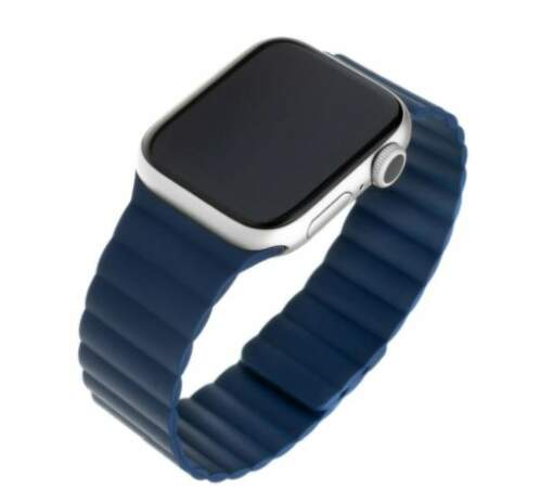 Fixed Magnetic Strap remienok pre Apple Watch 42/44mm modrý