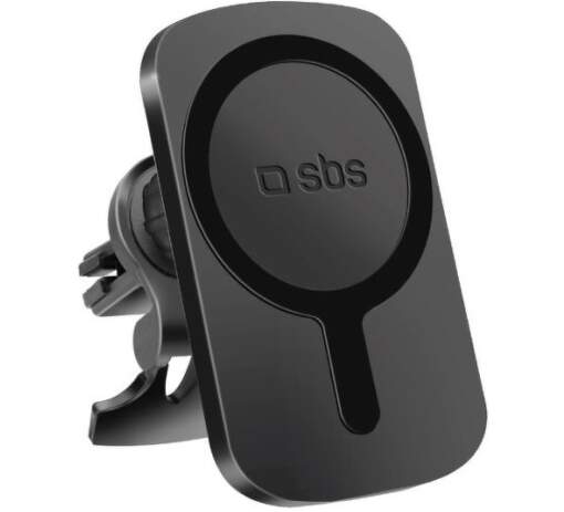 SBS MagSafe držák do mřížky s bezdrátovým nabíjením černá