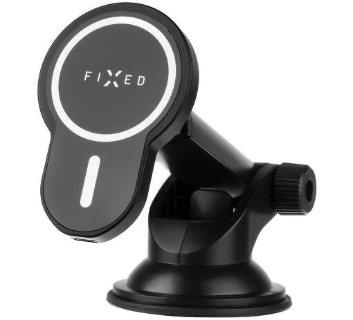 Fixed MagClick XL držák s bezdrátovým nabíjením s podporou MagSafe 15W černý