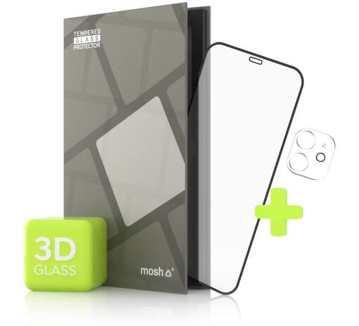 Tempered Glass Protector Case Friendly 3D ochranné sklo pro Apple iPhone 11 + sklo na kameru